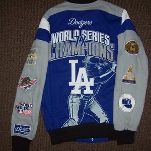 LOS ANGELES DODGERS 7 TIME WORLD SERIES ULTIMATE CHAMPIONSHIP JACKET  LG  2X